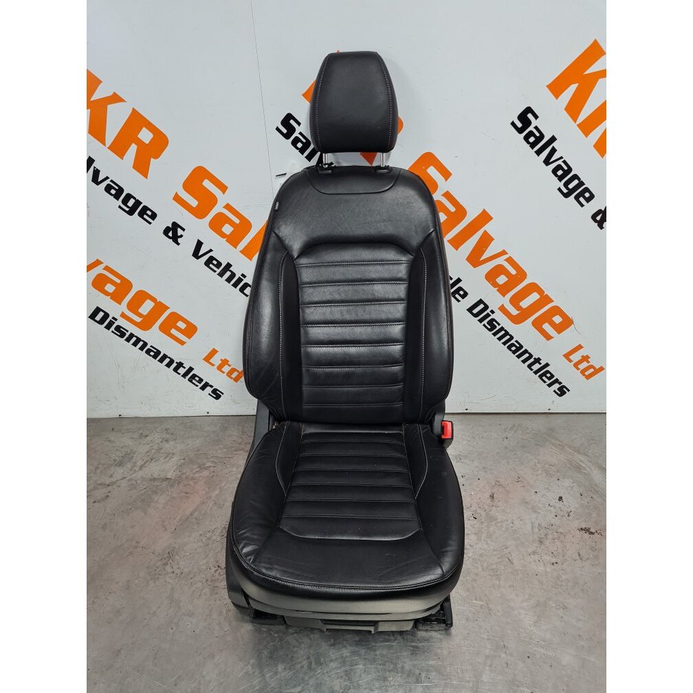 2018-2022 FORD GALAXY MK4 DRIVER OFF SIDE FRONT SEAT BLACK LEATHER